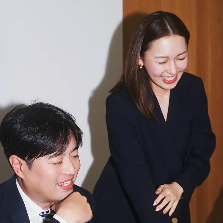 先輩のサポートのもと、安心して実務に臨める体制